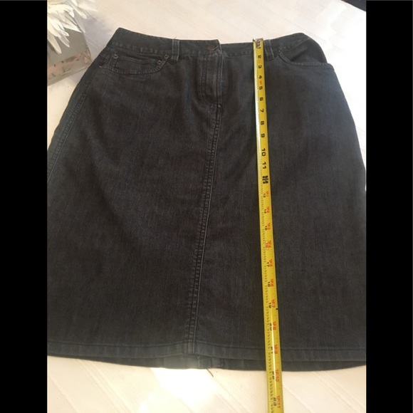 Larry Levine denim pencil skirt - Picture 3 of 4
